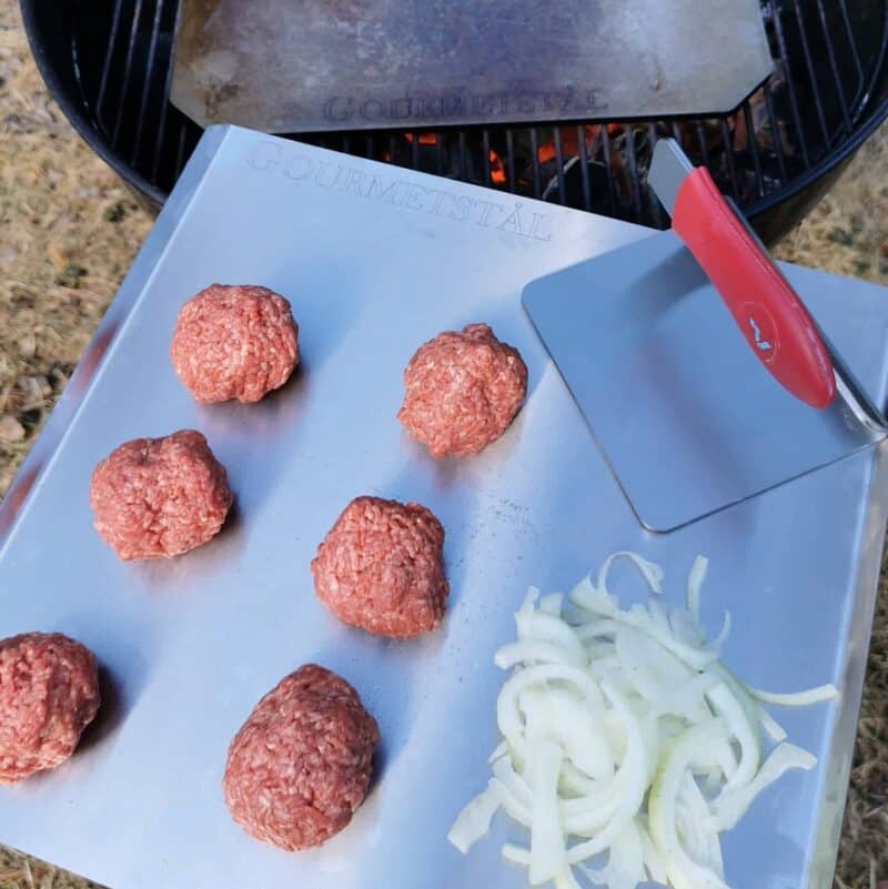 Smasher fyrkantig Gourmetstål