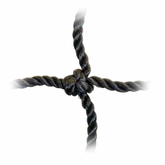 Innebandynät i bit, Svart Nylon 2 mm - Bild 2