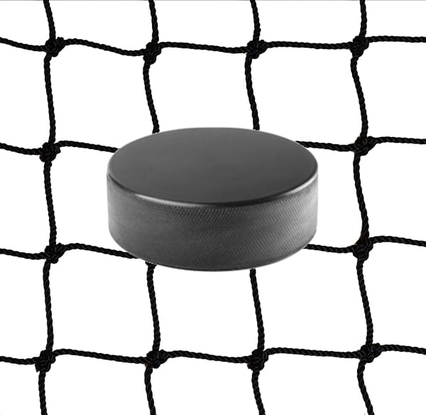 Hockeynät 3mm svart nylon 40mm