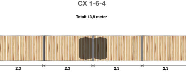 Brygga Rentukka CX 1-6-4, Landfäste för lös mark - Bild 1