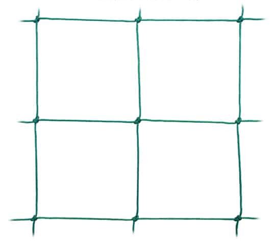 Skyddsnät grön PE 3mm 80mm maska