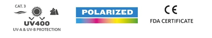Solglasögon Fladen Happy Clear Blue polariserade
