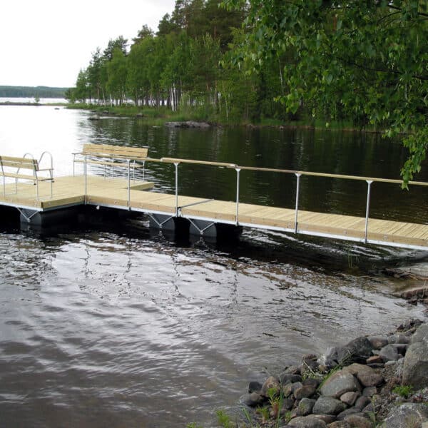 Brygga Rentukka DX 1-4-6, Landfäste för lös mark - Bild 2