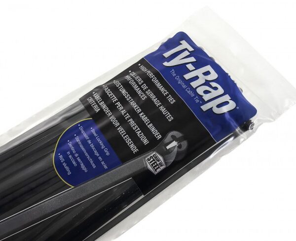 Buntband Ty-Rap 361 mm svart, 100-pack - Bild 1