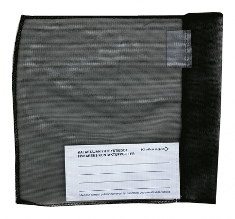 Flagga svart 22x22cm för flaggboj, nätvakare 2-pack - Bild 2