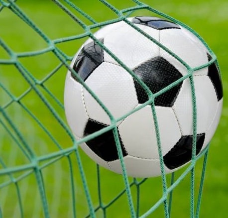 Fotbollsnät 3 m x 2 m 5-manna grön