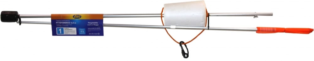 Flaggboj 2,4m 2 flaggor, med kontaktetikett - Bild 3