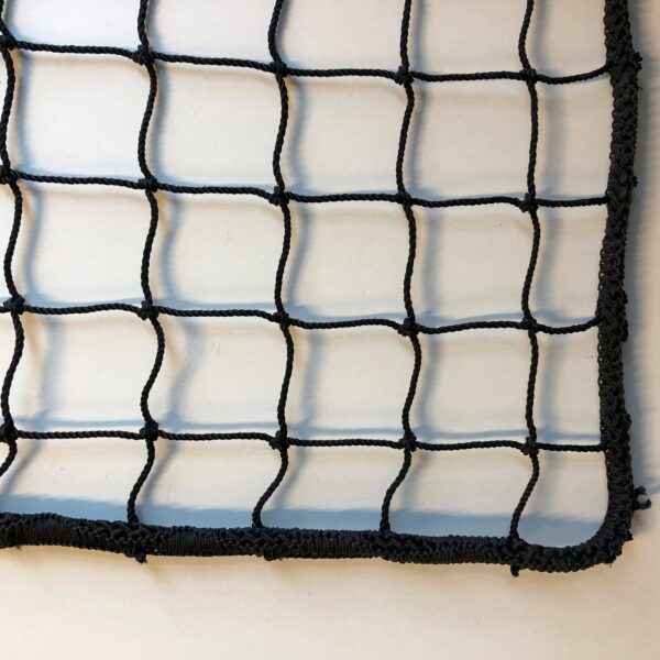 Innebandynät 2mm svart nylon 40mm kantsydd 3 m x 5 m - Bild 2