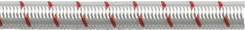Gummilina 4 mm, Vit